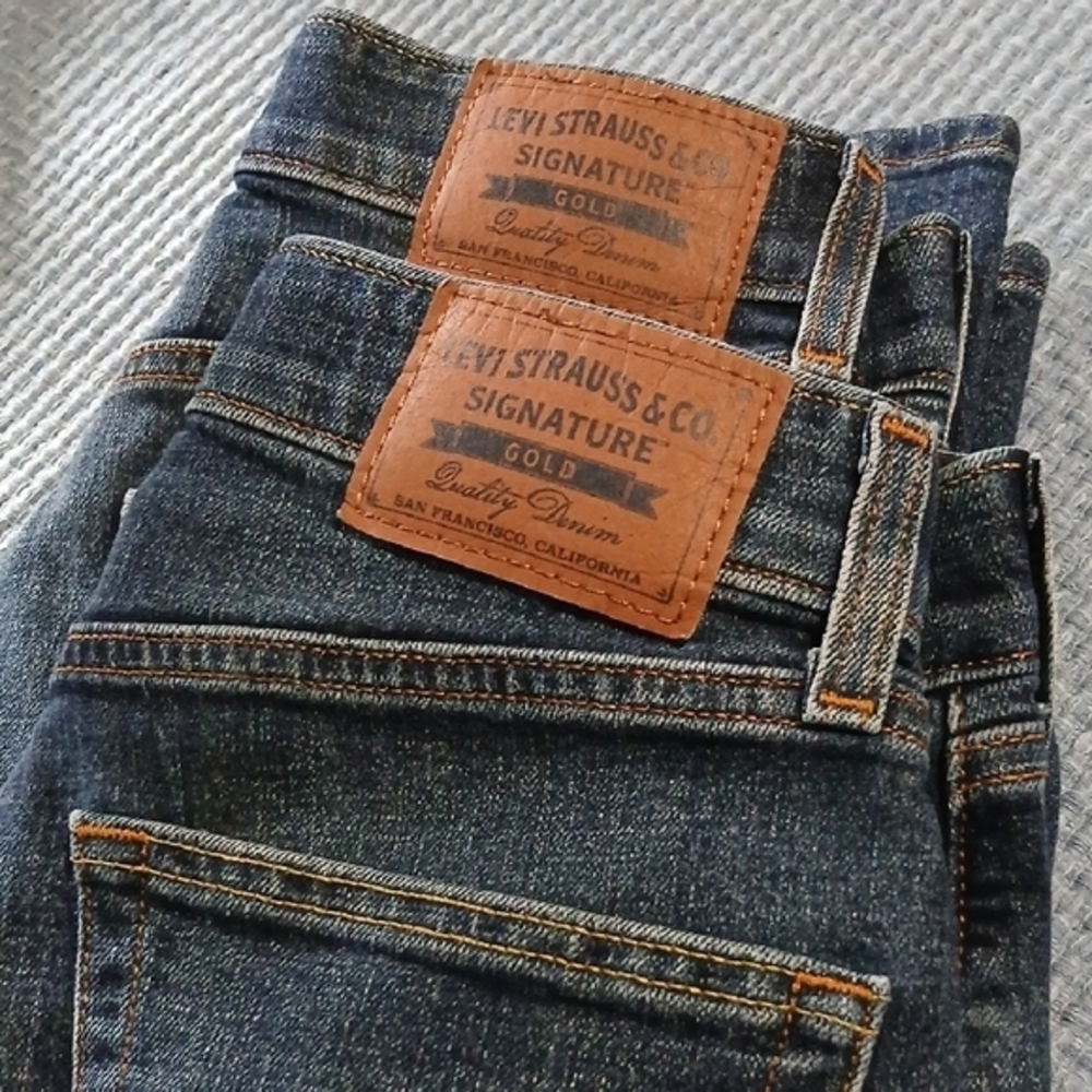 2 Pair of Levi's Signature Gold Men's Straight Jeans